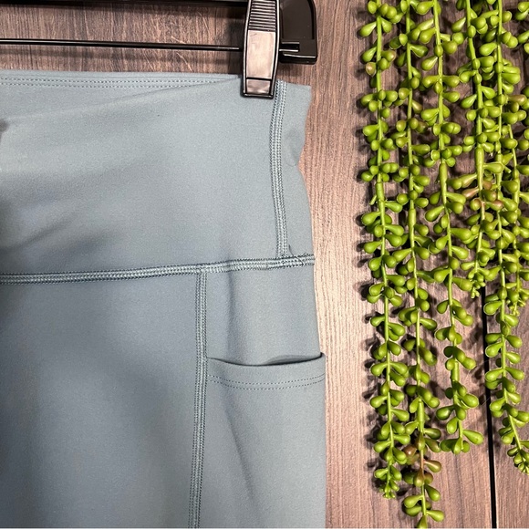 .!🌼3/$30🌼Espidoo Slate Blue Pocket Leggings Size Small - Picture 6 of 16
